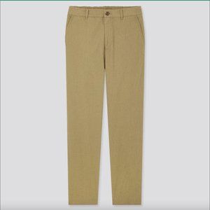 Uniqlo - WOMEN LINEN COTTON TAPERED PANTS